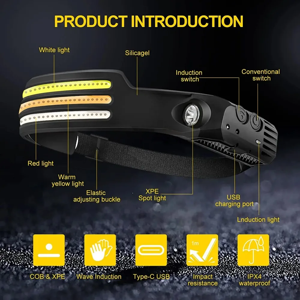 Rechargeable COB LED Induction - Fish Finder Battery ulasan dan harga