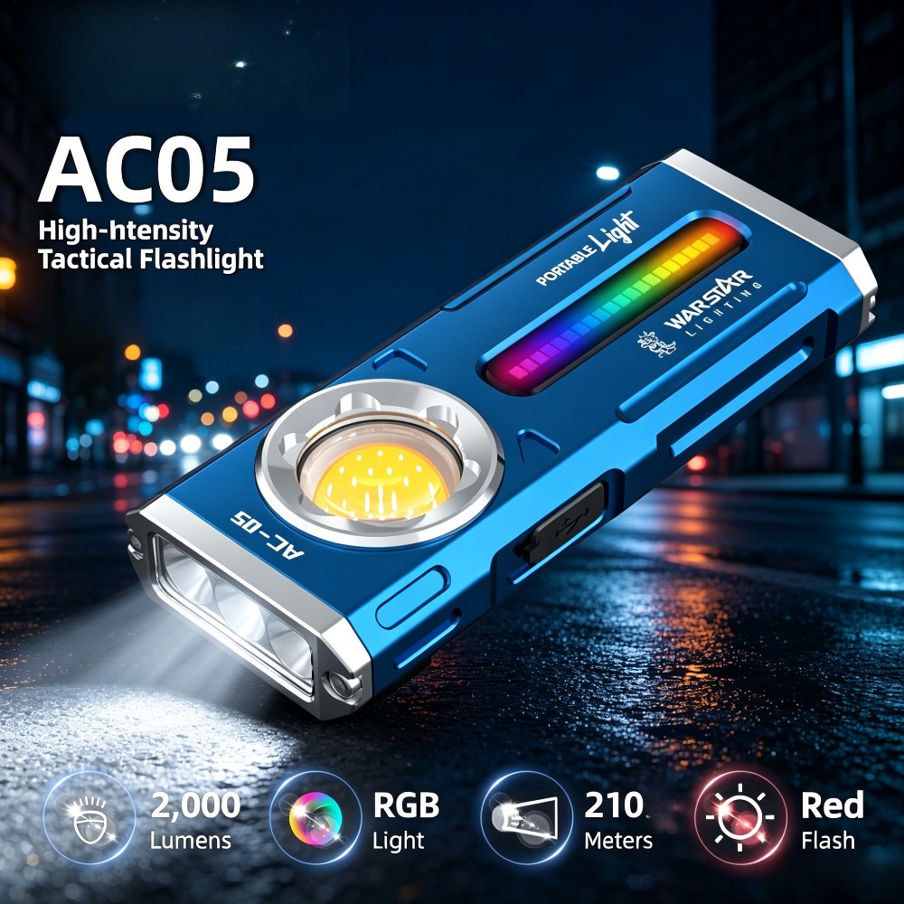 AC05 Portable Flashlight High  - Fishing Light ulasan dan harga