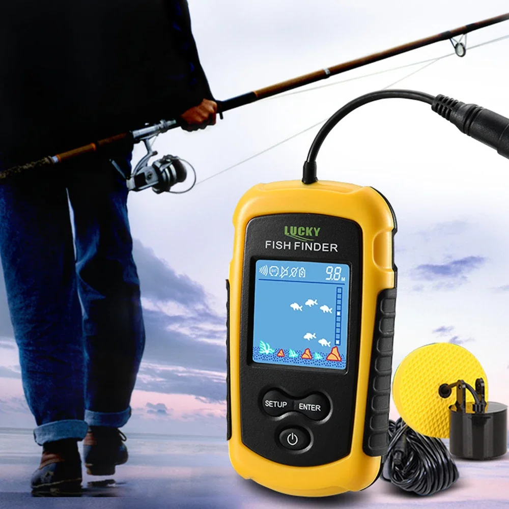 Lucky LCD Color Screen Portabl - Fish Finder Gps ulasan dan harga