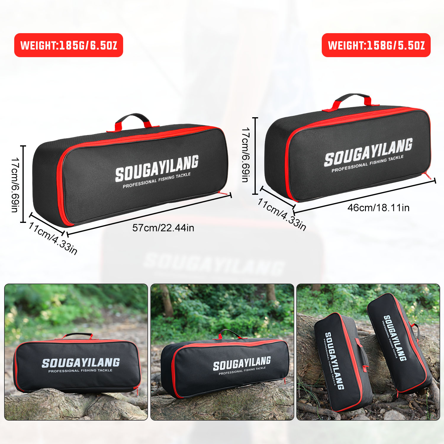 Sougayilang Fishing Rod Bag 46 - Fish Finder Case ulasan dan harga
