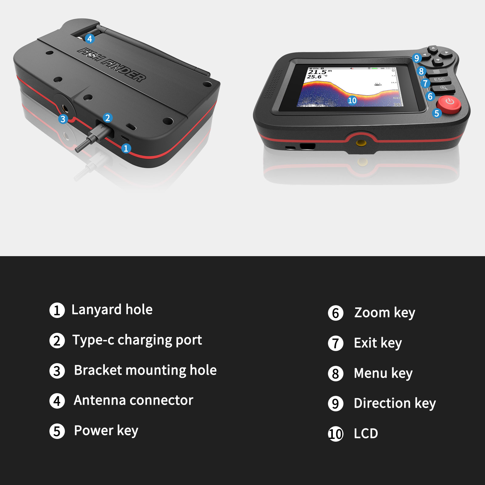 FindFish 200M Portable Fish Fi - Fish Finder Gps ulasan dan harga