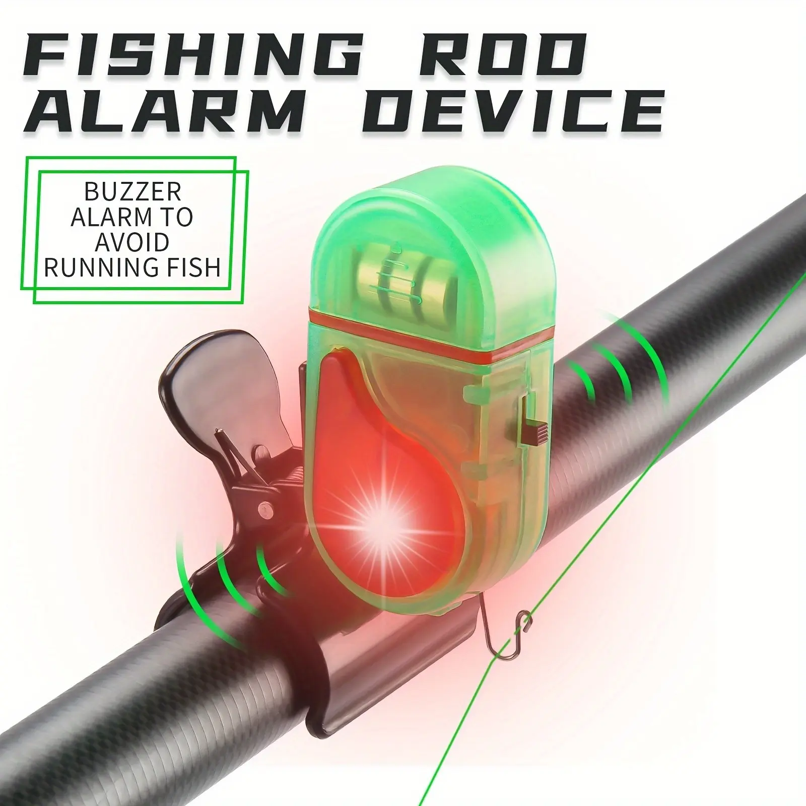 2PCS LED Fishing Bite Alarm, 2 - Bite Alarm ulasan dan harga