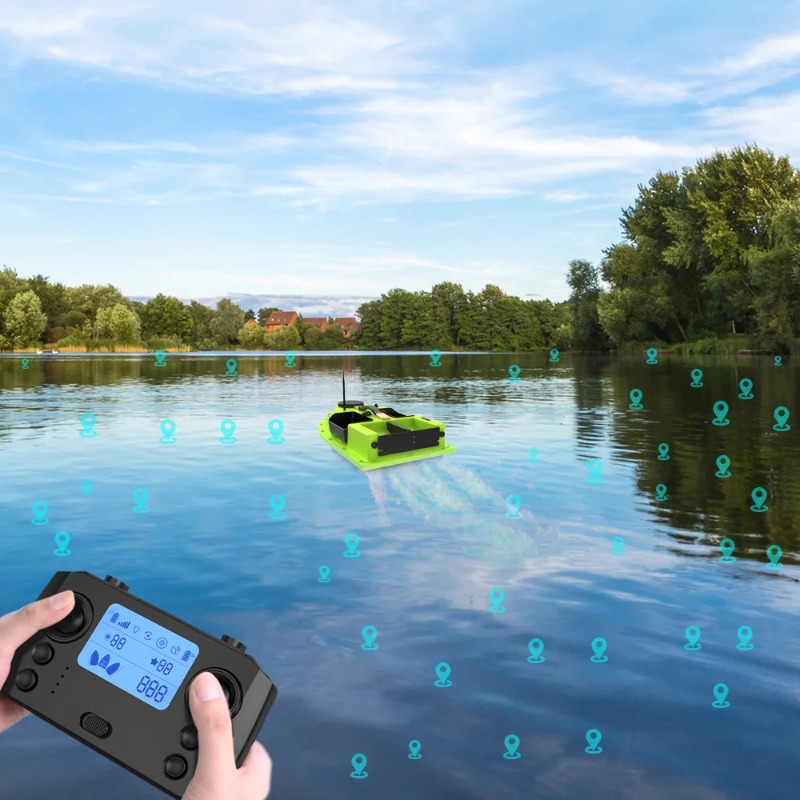 D19 GPS RC Bait Boat 600M 4 Ho - Fishing Gps ulasan dan harga